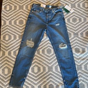 H&M jeans-boyfriend low waist loose fit